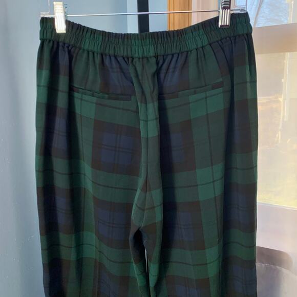 J. Crew Factory Jamie Black Watch Plaid Pants Size 8 - Picture 6 of 6